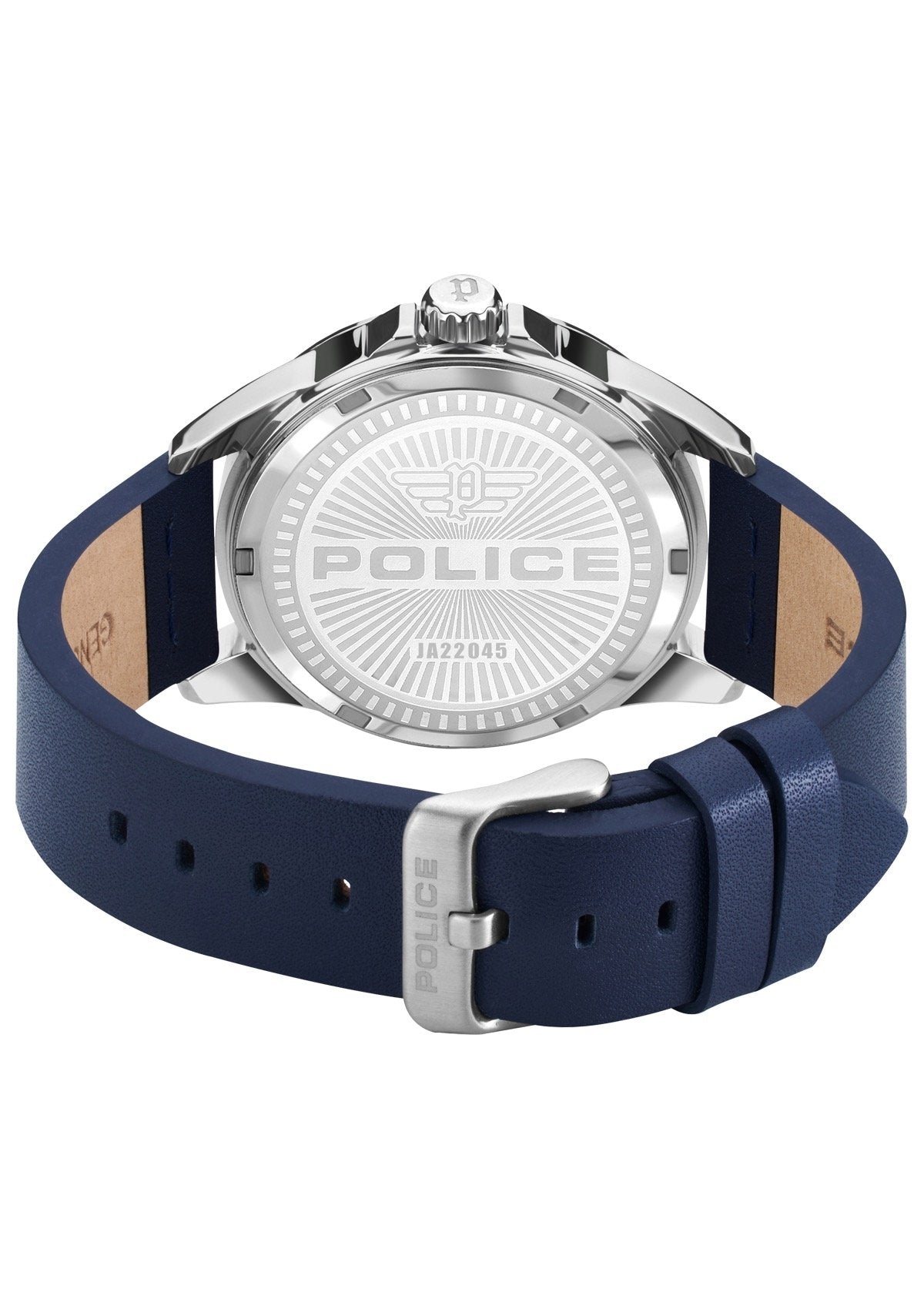 Police orologio uomo data Barwara acciaio cassa 45 mm movimento quarzo a vista Police orologio uomo data Barwara acciaio cassa 45 mm movimento quarzo a vista