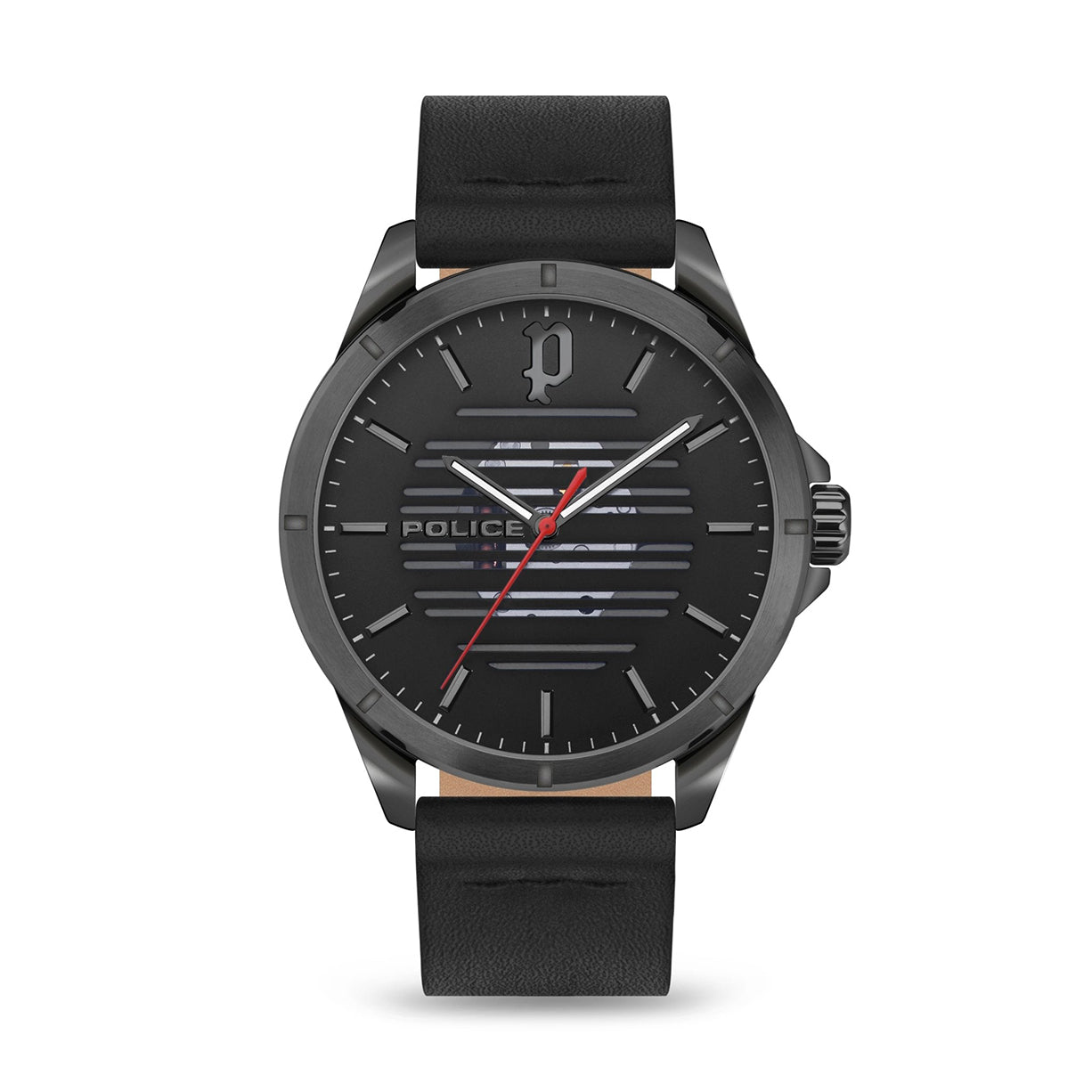 Police Barwara - Orologio da uomo, con solo tempo, analogico, 45 mm, nero, 42 mm, Classico Police Barwara - Orologio da uomo, con solo tempo, analogico, 45 mm, nero, 42 mm, Classico